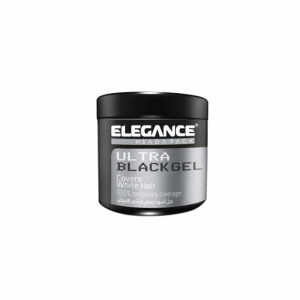 Elegance Ultra Black Hair Gel Cover White/Gray Hair, 250 ml