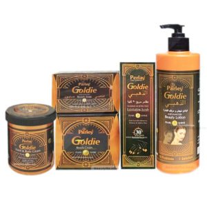 Parley Goldie Advanced Beauty 5 Set Beauty Cream Beauty Soap Exfoliating Scrub Hand & Body Body Lotion